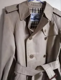 BURBERRY トレンチコート ベージュ スプリングコート S チェックのサムネイル