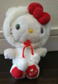 ハローキティ ぬいぐるみ 2012年製 ボールチェーン付き - メルカリ