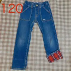 120 ミキハウス　ストレッチデニム