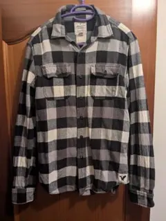アメリカンイーグル　フランネルシャツ　メンズAmerican Eagle
