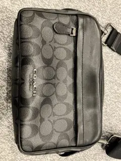 COACH コーチ ショルダーバッグ シグネチャー グラハム 黒