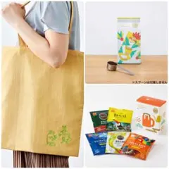 タリーズ コーヒー豆シングルサーブ/鳥獣戯画トートバッグ/ハッピーバッグ福袋