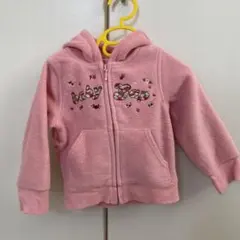babygap  ピンクのボアパーカー　90
