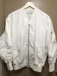 PLST MA-1 ホワイト　S