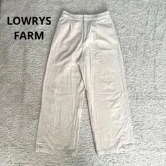 【LOWRYS FARM】ローリーズファーム　コーデュロイ　ワイドパンツ　L