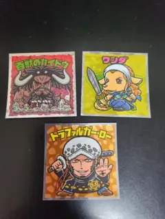 ONE PIECE　ビックリマンシール三枚セット