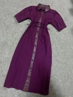 Lily Brown パープル ワンピース