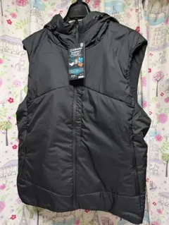 ワークマン　エックスシェルター断熱α　ウォームベスト LL ブラック