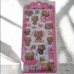 【正規品】日焼けキティ　ドロップジェリーシール　ハローキティ シール ピンク