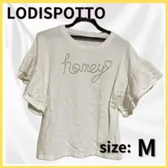 LODISPOTTO パールロゴ　白　Tシャツ　Mのサムネイル