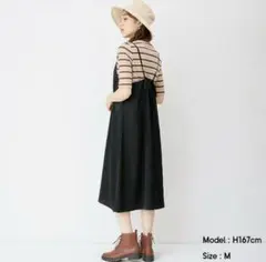 GU 新品☆サテンバックリボンキャミソールワンピース