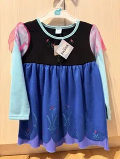 【新品未使用】アナと雪の女王 ワンピース アナ　120 裏起毛