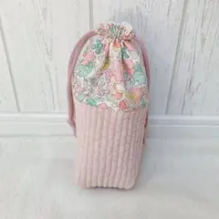 箸袋　ヌビ　リバティ　ピンク　花柄　女の子　巾着