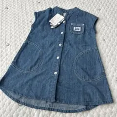 Lee デニム ノースリーブ ワンピース 95cm 新品