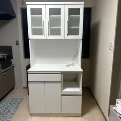 ニトリ 食器棚 ポスティア 120KB WH - メルカリ