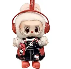 ⭐️再入荷残り1個❗️⭐️ ラブブ 着せ替えお洋服&アクセ5点セット キティ　ぬい服