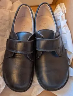 黒のフォーマルシューズ マジックテープ付き 19cm