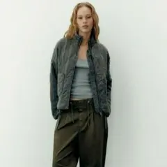 ZARA キルティングジャケット