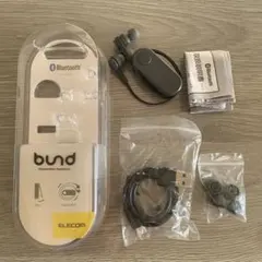 ELECOM ワイヤレスイヤホン Bluetooth5.0両耳コード巻き取り式