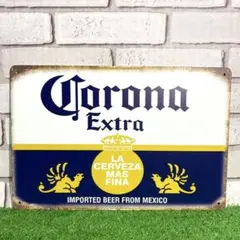 138番】コロナ・エキストラ CoronaExtra ビール レトロ ブリキ看板