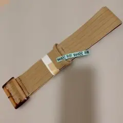 ベージュ ストライプ 布製ベルト