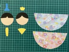保育　ひなまつり製作　パーツセット
