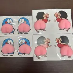 ドラえもん・クレヨンしんちゃん シール 4枚セット