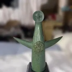 古代エジプト ホルス 容器 ヒエログリフ 象形文字 発掘 副葬品 1567