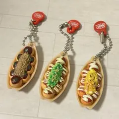 ガチャガチャ 築地銀だこ ミニチュアチャームコレクション 3種セット