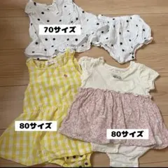 ベビー服3点セット 女の子 70/80サイズ まとめ売り POLO Baby