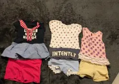 キッズ　女児90　夏服 4点セット 夏用