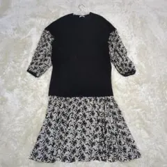 CLANE　FLOWER LACE MIX ONE PIECE　ワンピース　S