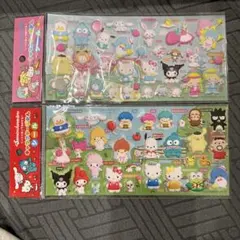 【正規品】サンリオキャラクターずかんシール　2枚セット