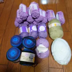 7月に入院をしていて、暇つぶしに毛糸を主人が購入してくれたのですました