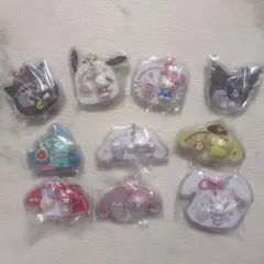 サンリオキャラクターズ パッケージチャーム&チョコボーロ 10種コンプリート