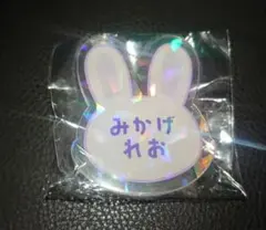 御影玲王 ブルーロック おなまえアクリルバッジ casual bunny