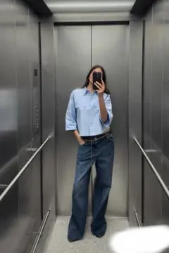 ZARA チェーンベルト　ジーンズのサムネイル