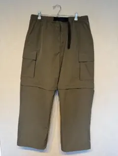 GU メンズ コンバーチブル カーゴパンツ オリーブ XLのサムネイル
