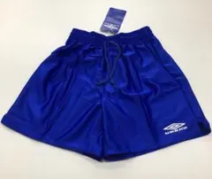 新品未使用アンブロ ジュニアサッカーパンツ　ブルー×ホワイト160cm