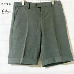 ユニクロ グレー ショートパンツ ウエスト64cm ヒップ91cm