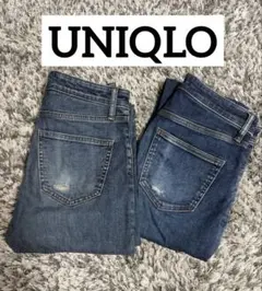 UNIQLO JEANS 2本セット　デニム　28(71cm)のサムネイル