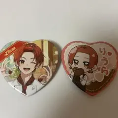 いれいす ハート型缶バッジ バレンタイン りうら 2個セット