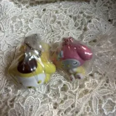 サンリオ ガチャGRWM マスコットチャーム ポムポムプリン　マイメロディ