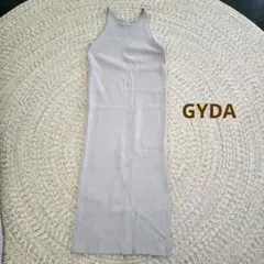 GYDA ノースリーブ リブ コットンワンピース ベージュのサムネイル