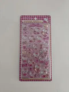 【正規品】サンリオ　キティ　ピンク　ボンボンドロップ　シール　第二弾
