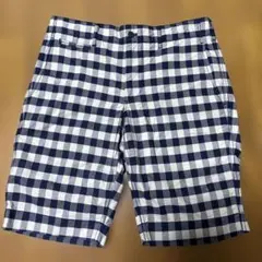 無印良品　チェック柄ハーフパンツ　M