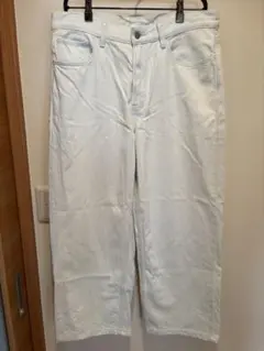 UNIQLO ユニクロ メンズ ワイド ストレート ジーンズ 33 デニム XL