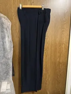 UNIQLO 221-404685ドレープワイドパンツ ネイビー　Mサイズ