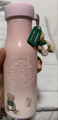 gelato pique リッドカバーベアチャーム付きステンレスボトル