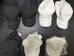 asicsランニングキャップ７点（全てＬ）＋ビーニー